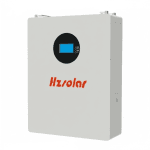 باتری لیتیومی دیواری Hz Solar ظرفیت ۳ کیلووات ساعت با نمایشگر هوشمند LCD